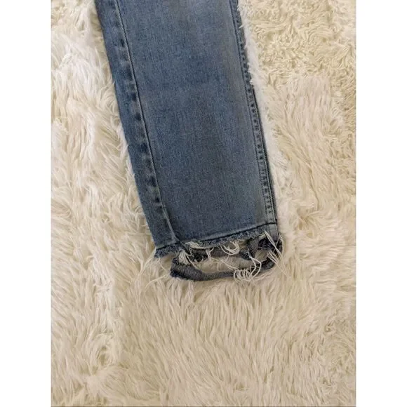 AMO JEANS size 24 BABE SWEET CHEEKS blue jean